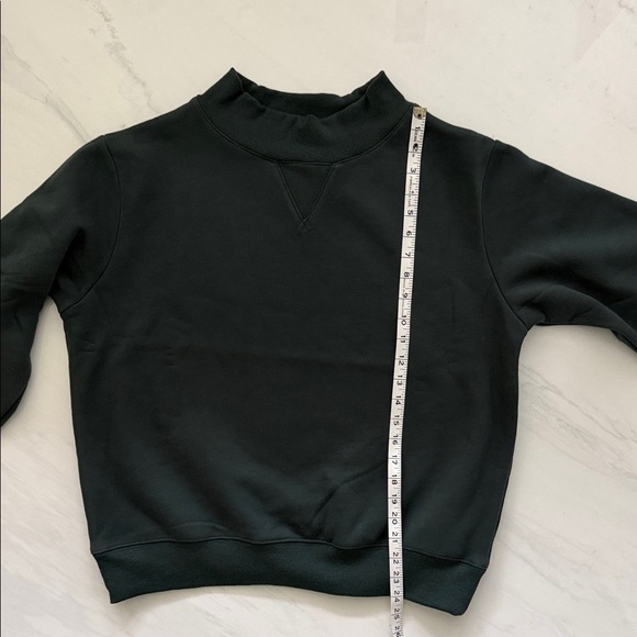 NEW Women’s PARKE New York Classic Fleece Mockneck Size S/M in Cedar - Picture 5 of 10